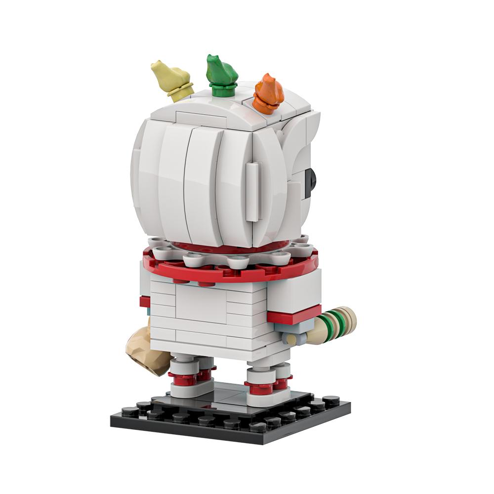 MOC American Horror Story Twisty The Clown Model Building Block Theater Killer Clown Brickheadz Horror Doll Brick Toy Adult Gift