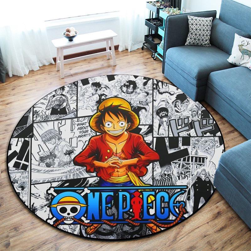 Scimmia D Carina. Tappeto Luffy dal manga giapponese ONE PIECE è morbido, per la casa, la camera da letto, decorazione zerbino, e tappeto antiscivolo E9