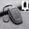 Hyundai Tucson 2023-24 L Key Case: Lambskin Leather Protective Shell for Men & Women, Full Wrap.
