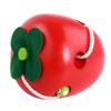 Jouets Sensoriels en Bois Montessori Poire Le Ver Mange le Fruit Poire Jouets Amusants à Enfiler en Bois Enfants