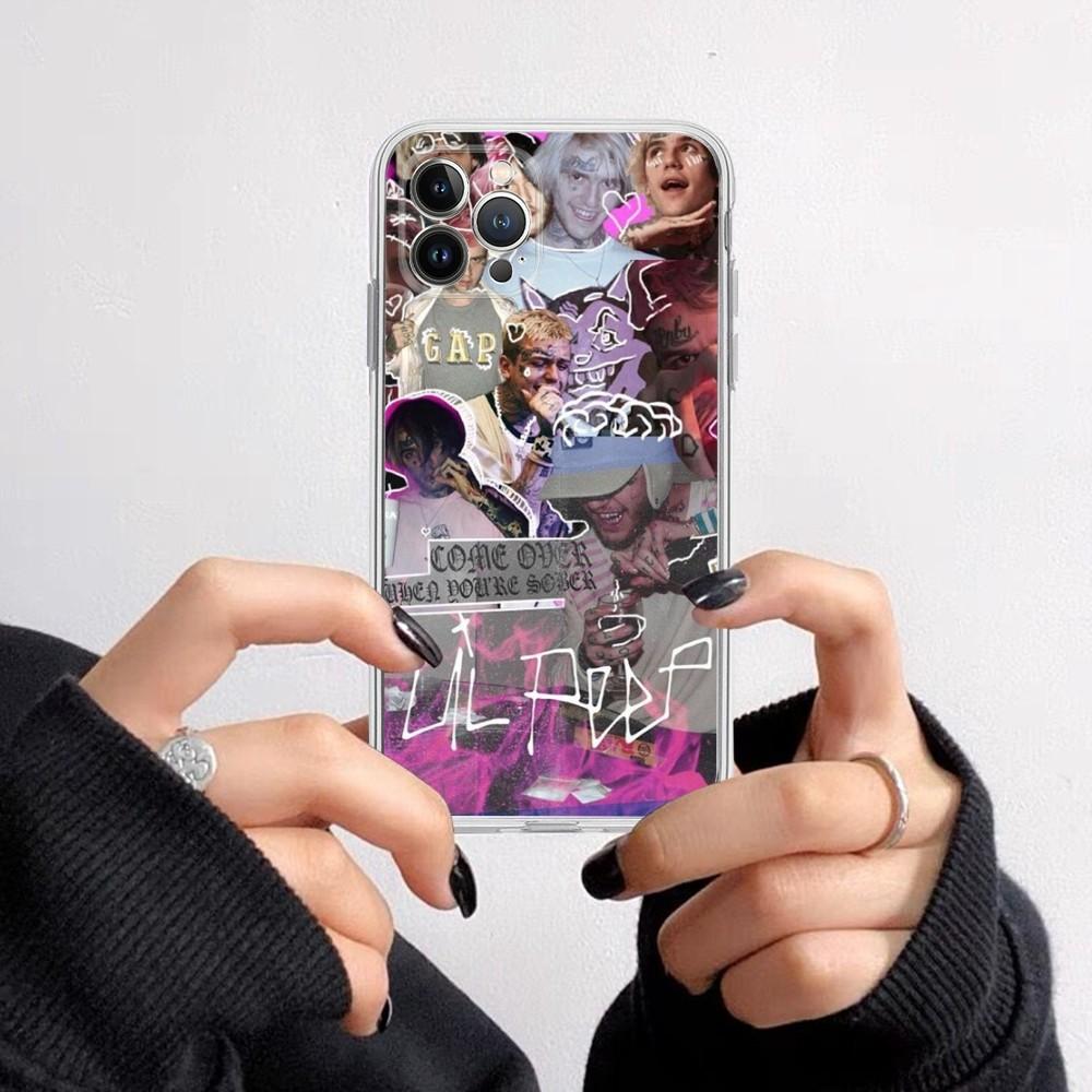 Lil Peep Phone Case for iPhone 16 15 8 7 6 6S Plus X SE XR XS 14 11 12 13 Mini Pro Max Mobile Case