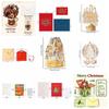 Hot Stamping Christmas Greeting Card Hollow Paper Carving Popup Card  Holiday Greeting