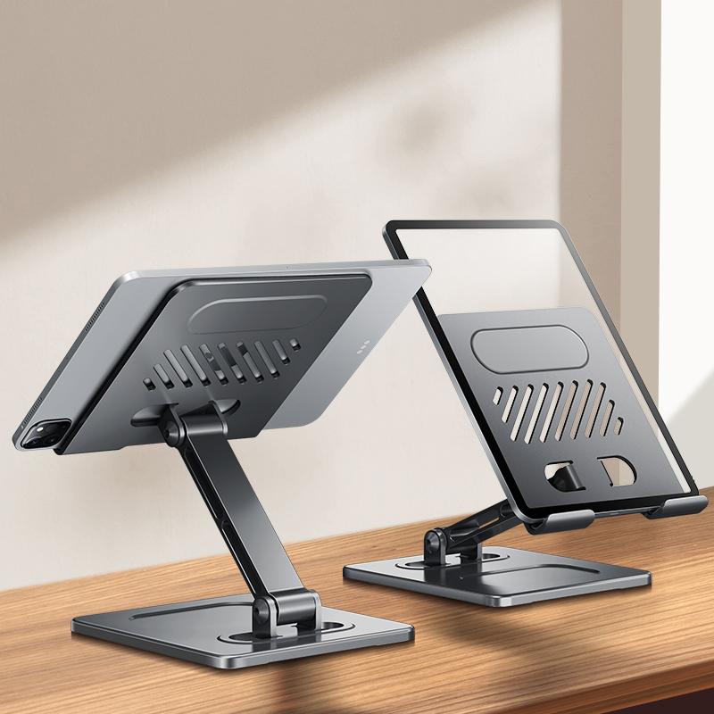 

XUNDD XDHO-027 ArmorSeries Folding Desktop Stand Multi-Function Desktop Aluminum Alloy Tablet Holder Black