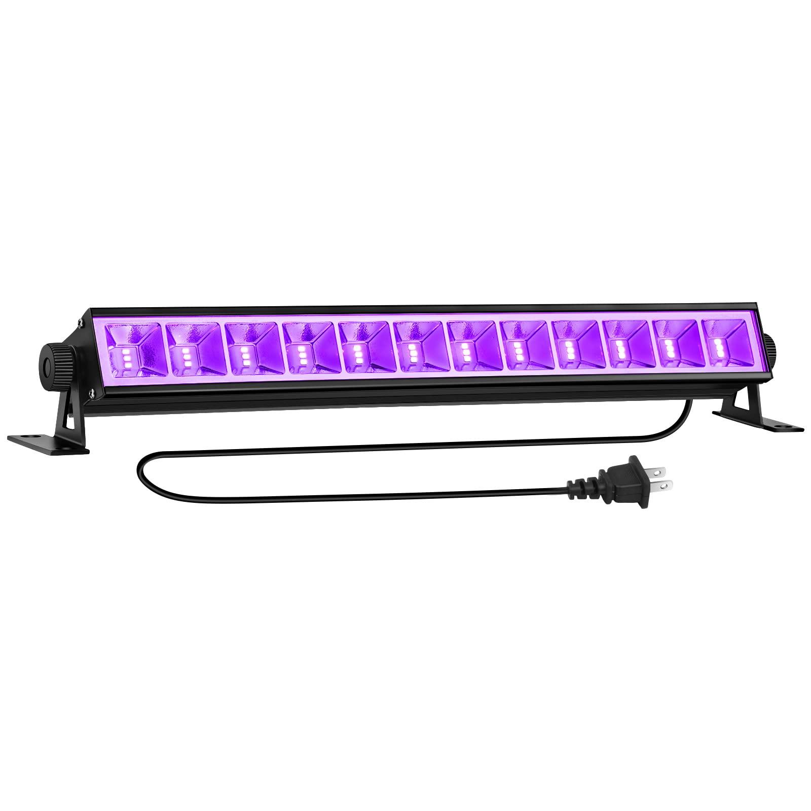 

Black Light - OPPSK 36W UV LED Black Light for Stage Lighting, Fluorescent Lighting, Body Painting, Gallery, UV Lighting, Posters, and Parties