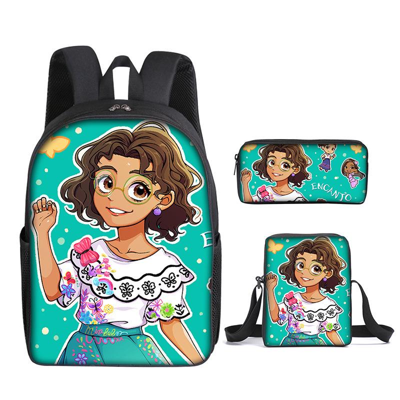 Encanto School Bag Magic Full House Elementary And Secondary School Students Anime School Bag Cartoon Backpack