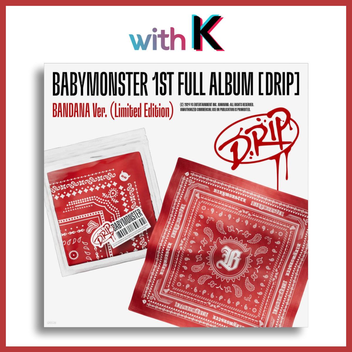 

BABYMONSTER - DRIP / 1-й повний альбом (BANDANA вер.) BANDANA ver.