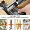 Portable Electric Fish Scale Remover,Stainless Steel,USB Rechargeable, Efficient Fish Scale Remover, Suitable for Seafood, Kitchen Essential