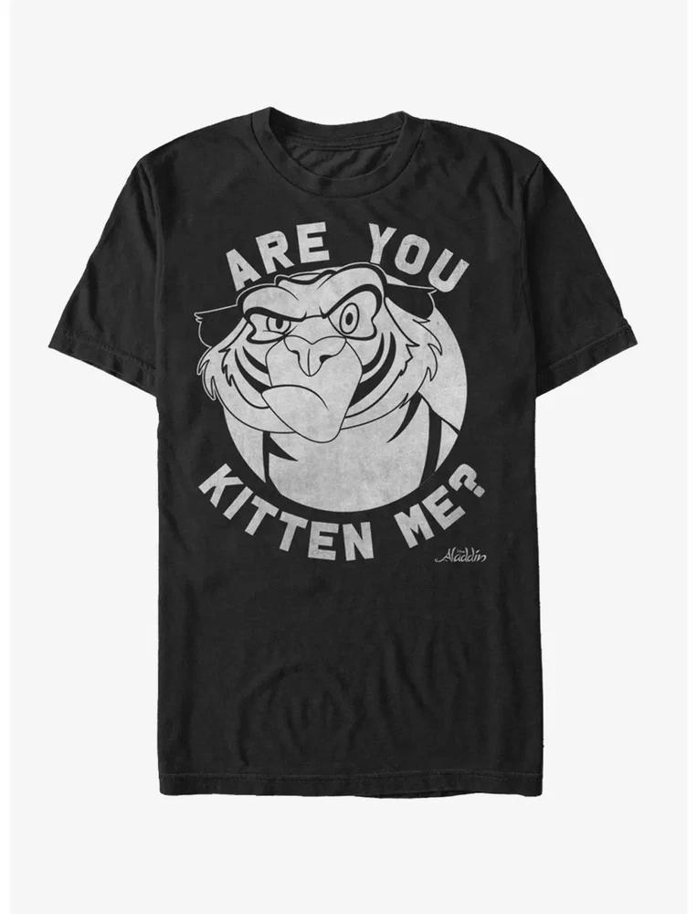 Aladdin Rajah Kitten Me Black Tshirt S