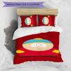 South Park 3pcs Bedding Set Duvet Cover Closure Includes 1 Duvet Cover & 2 Pillowcases for All Seasons Bedroom Home Dorm Decor