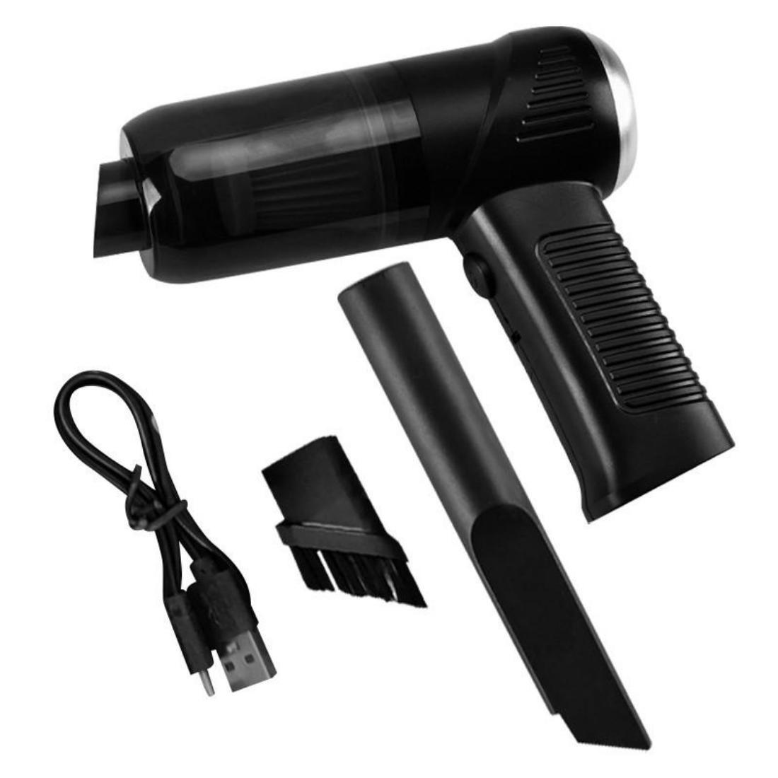 

Бытовой пылесос, маленький автомобильный пылесос с беспроводной зарядкой, автомобильный пылесос, настольный компьютерный пылесос USB charging model чёрный