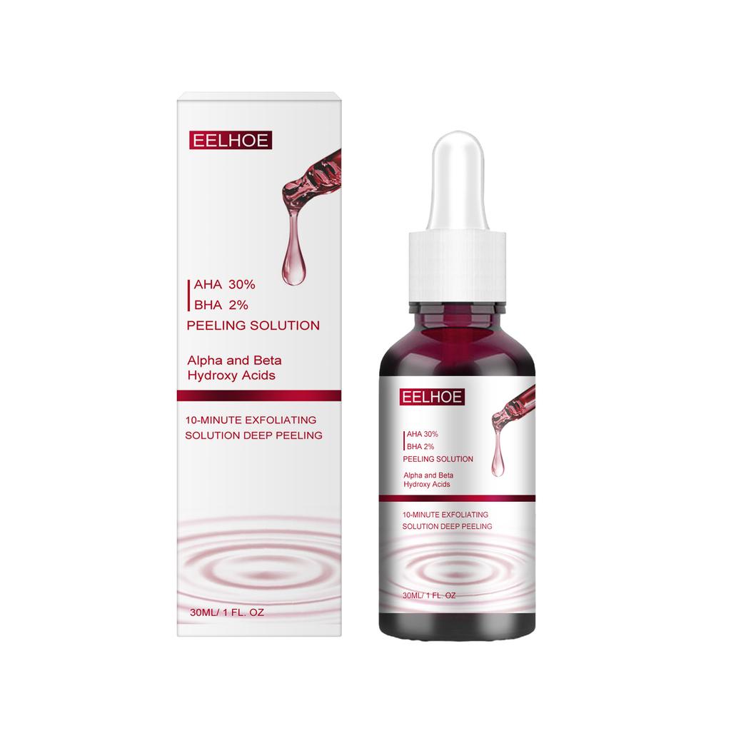 AHA 30%+BHA 2% Exfoliating Face Salicylic Acid Serum Shrink Pores Moisturizing Nourish Smooth Essence Oil Control Skin Care