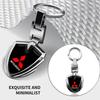 pdsh9 Car Emblem Keychain 3D Metal Key Rings Protection For Mitsubishi outlander Triton L200 ASX Mirage Pajero Eclipse Colt Lancer