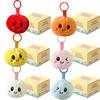 Chaveiro Squishy para Alívio do Estresse Pelúcia de Bolinho Simulado Bolinho Squishy Bolinhos Sensoriais Brinquedo de Apertar para Alívio do Estresse