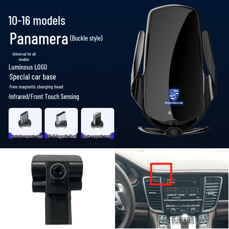 Magnetyczny Bezprzewodowy Szybki Uchwyt na Telefon do 718/Panamera/Cayenne/911
