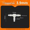 High-Temp Resistant Plastic Hose T-Connector, Quick Connect Fish Tank Accessory, PP Material