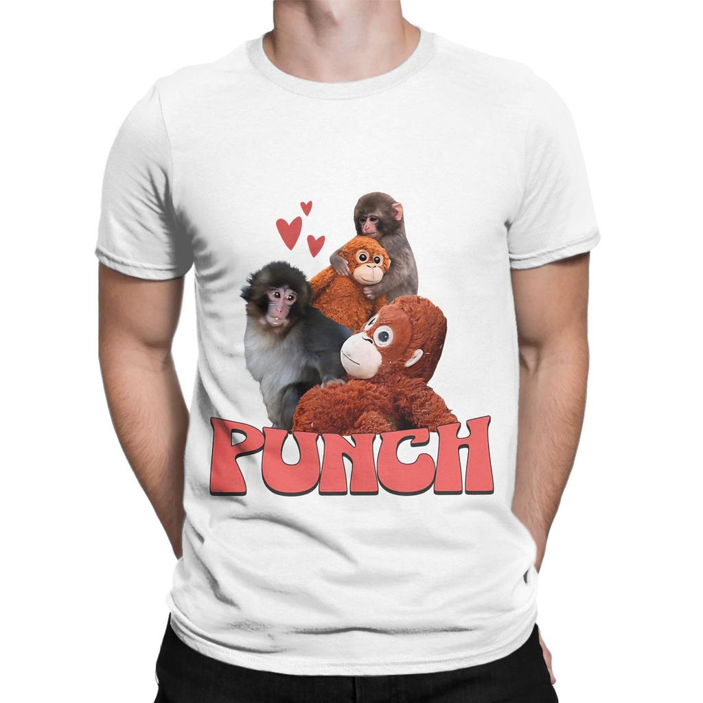 Punch The Monkey Graphic 100 Cotton Tshirt Bib Punch The Monkey Tops Tees For Unisex