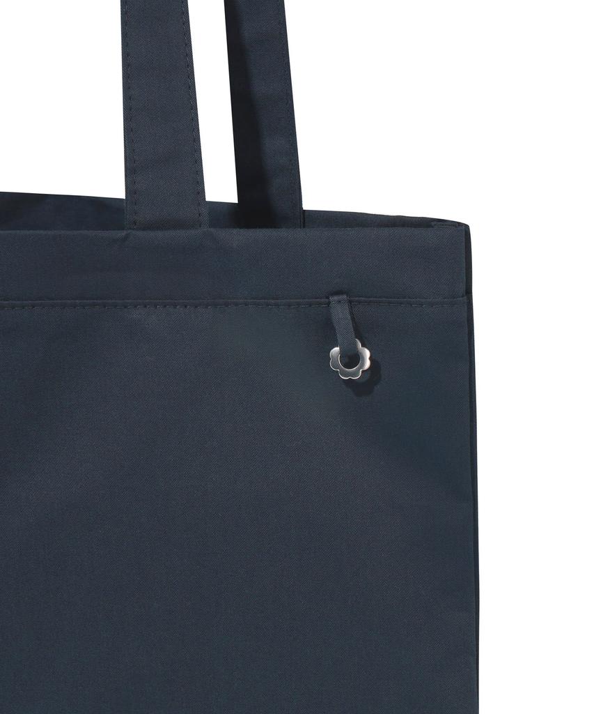 Covernat Woman Clover Heart Cooper Logo Seoul Eco Bag Navy