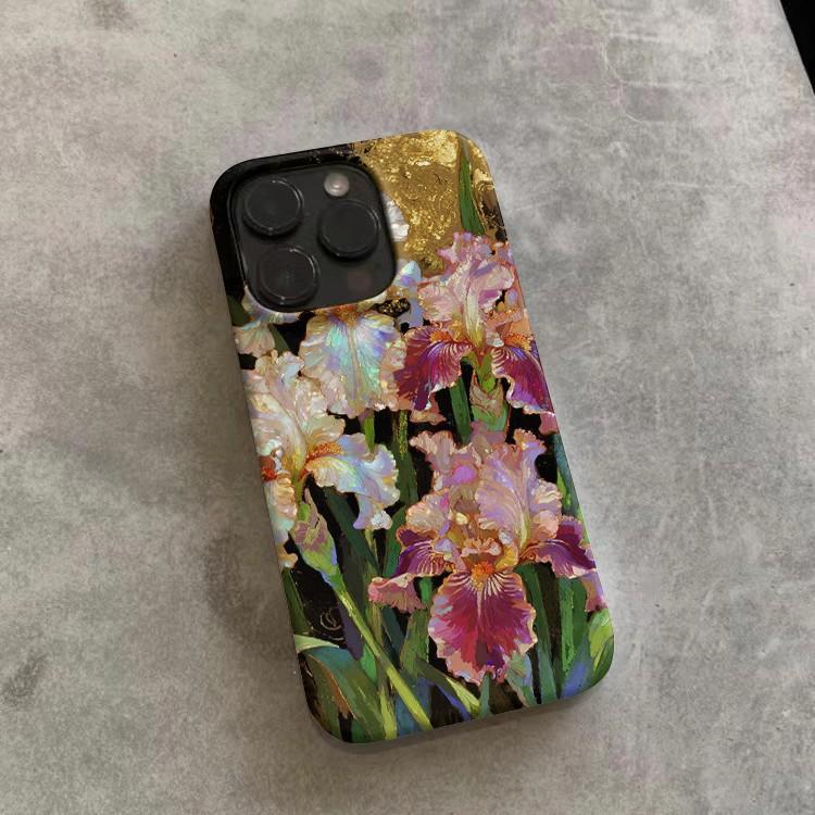 

Magnificent Iris for Apple 16promax Cartoon Cute for IPhone15pro Lens All-inclusive 14 New Models For Apple 7