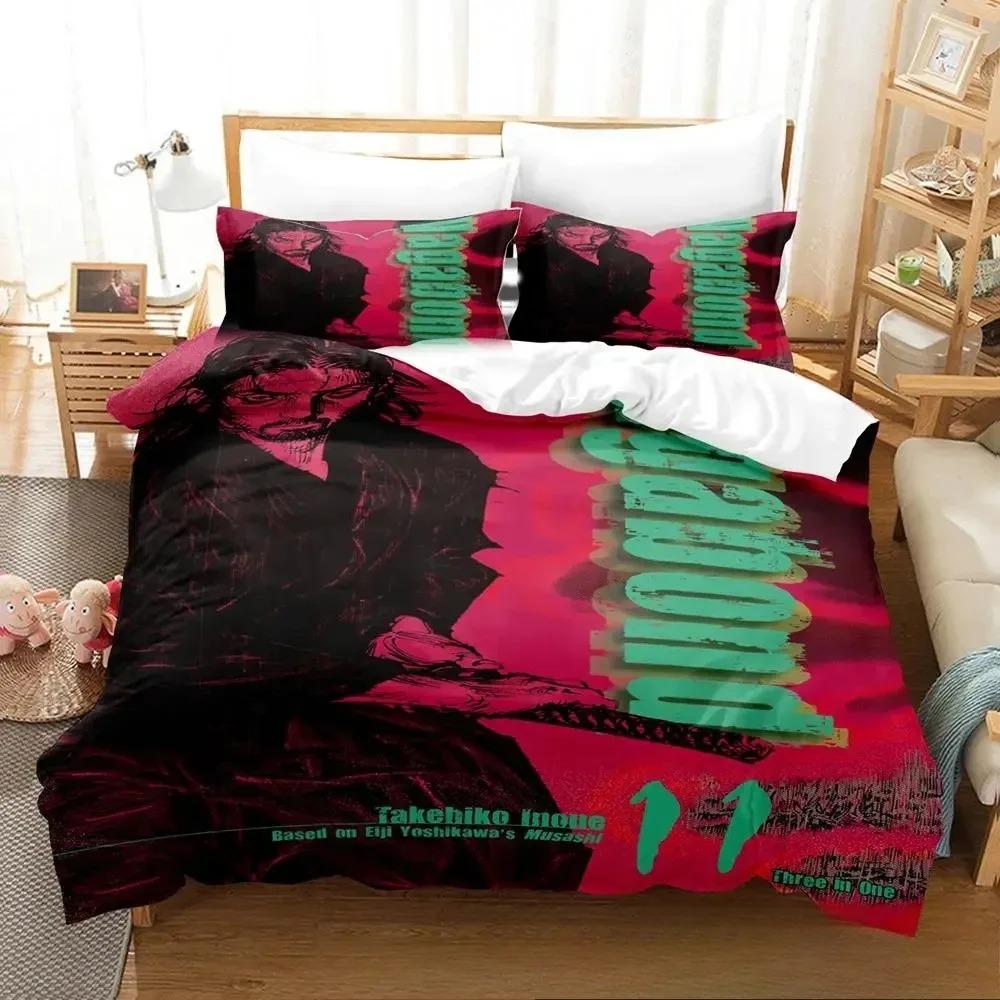 3D Print Vagabond Bedding Set Duvet Cover Bed Set Quilt Cover Pillowcase Comforter King Queen Size Boys Adult Bedding Set