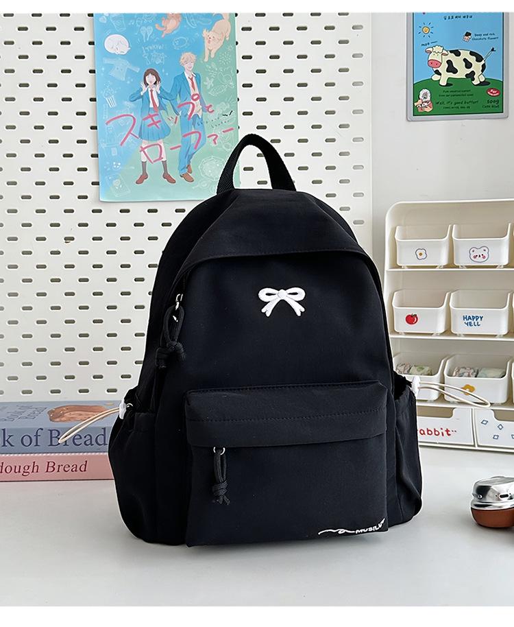 Japanese Style Girls' School Backpack: Versatile, Large Capacity, Fresh & Cute for Grades 3-6 & Junior High.
