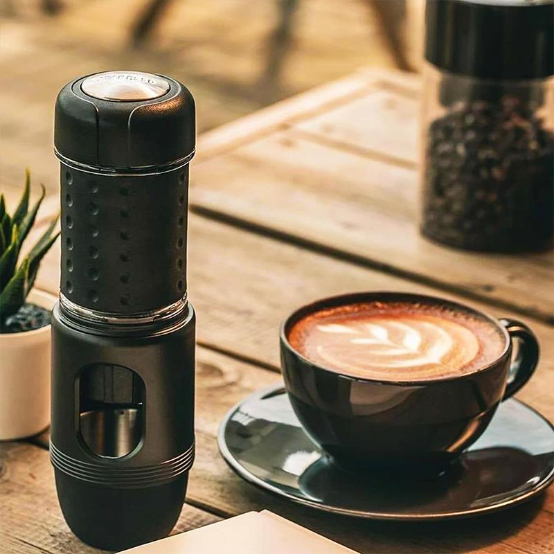 STARESSO Mini Travel Coffee Maker,2IN1 Portable Espresso Machine,Travel Gadgets Perfect for Travel,Camping,Hiking