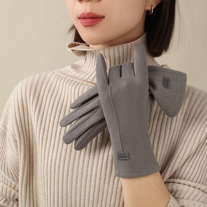 Womens Winter Warm Gloves with Sensitive Touch Screen Texting Fingers, Fleece Lined Windproof Gloves