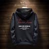 Men's New Fashion  Winter Hooded Long Sleeved Jacket Letter Tops