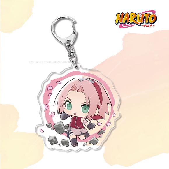Naruto Haruno Sakura Anime Acrylic Keychain Pendant - Campus Creative Gift