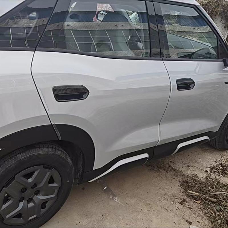 För Byd ATTO 2 EV 2025 Tillbehör ABS Kolfiber Dörrhandtagsskydd Dörrskål Reptålig List Dekorativa Dekaler