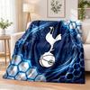 Tottenham Hotspur Printed Flannel Blanket Warm Comfort Bed Throw For Indoor Home Decoration