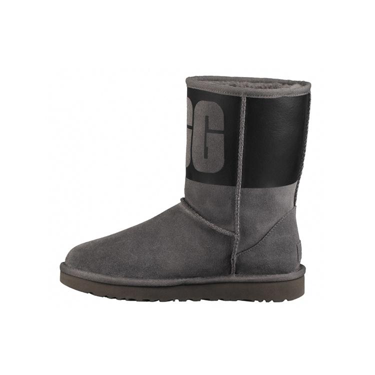 (WMNS) UGG Classic Short Rubber Boot Grey Women s 1096473-GRB EU 37