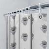 Shower Curtain Waterproof Vintage Floral Bathroom Decor Elegant Modern Farmhouse Pattern Fabric Liner Set Extra Long