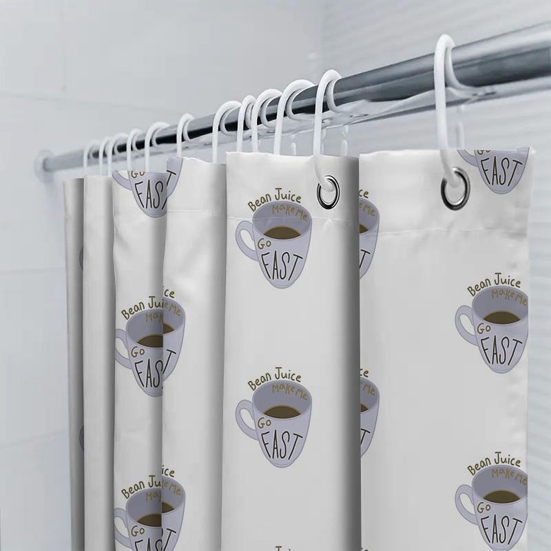 Shower Curtain Waterproof Vintage Floral Bathroom Decor Elegant Modern Farmhouse Pattern Fabric Liner Set Extra Long
