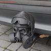 Y4UA Trailer Hitch Cover Hitch Decorative Protector Hitch Cover Gas Mask Coupling Cover Prevent Receiver Tube From Rusting