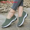 Summer Breathable Mesh Slipon Shoes For Women With Soft Pvc Sole Comfortable Casual Walking Footwear
