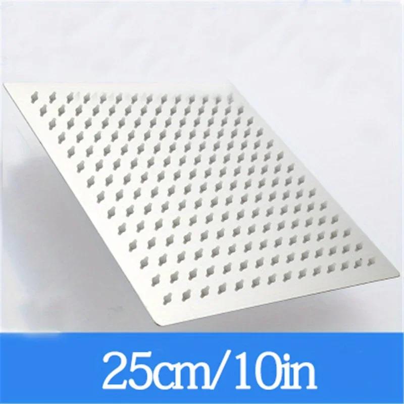 Duschkopf Ultradünn Druckbeaufschlagt Badezimmer Wasserfall Regendusche Badezimmerzubehör Edelstahl Top-Sprinkler