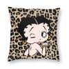 Anime B-Betty Boops Pillowcase Printing Fabric Cushion Cover Decorative Cartoon Pillow Case Cover Home 45X45Cm