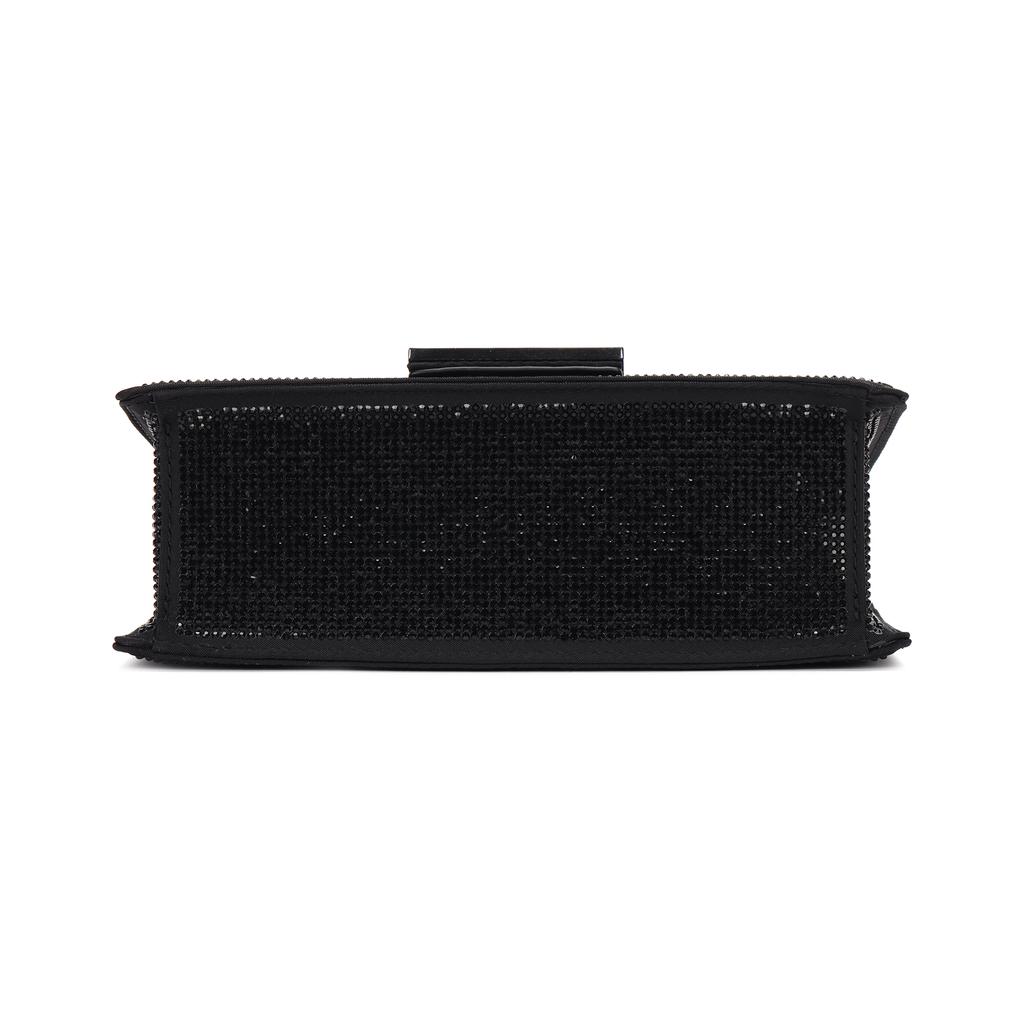 Tory Burch Bon Bon Logo Metal Flap Recycled Nylon Mini Shoulder Crossbody Bag Women bags Black 150372-001