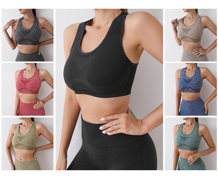 Naadloze Hoge Taille Yoga Set: Billenliften Sportbeha & Shorts