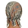 Printed Triangle Hat - Spring/Summer Thin Cotton Headscarf, Breathable Sun Protection Adult Hat Covering