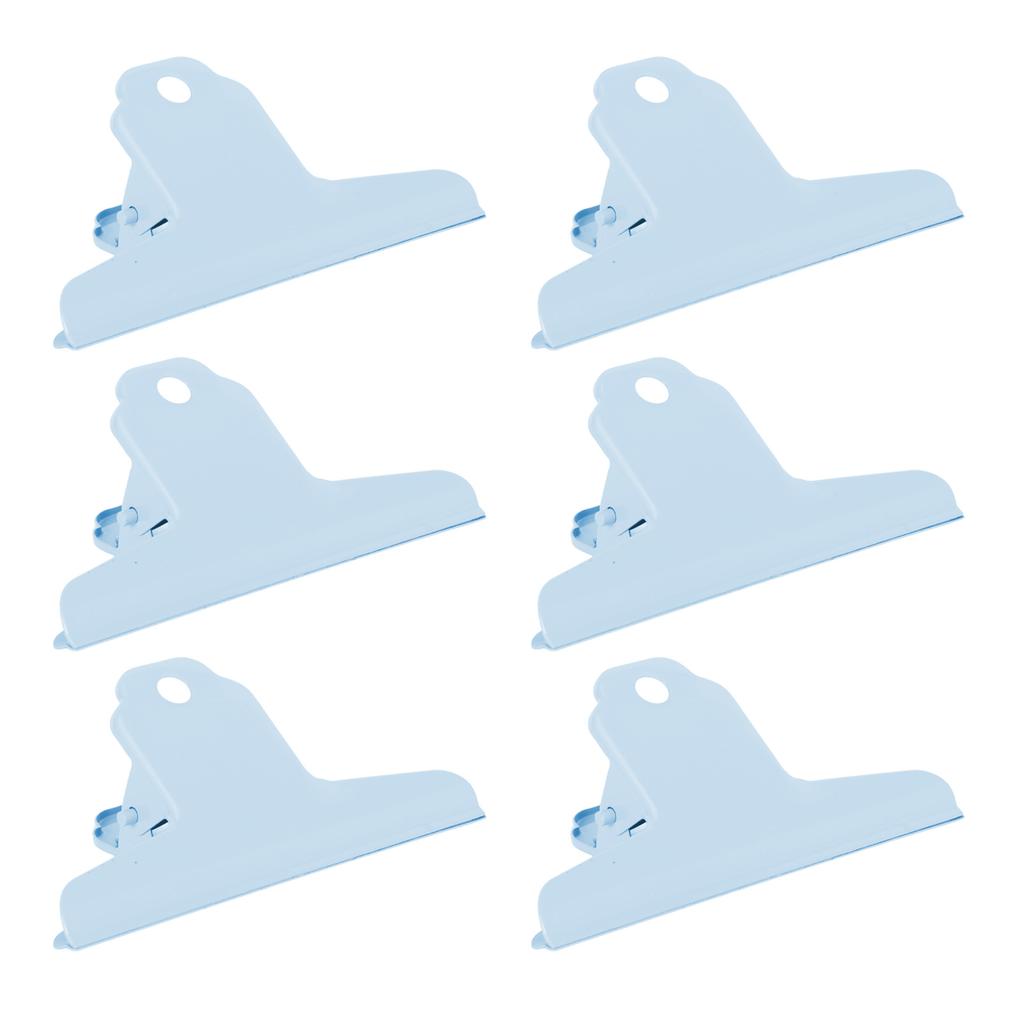 10pcs Metal   Clip Iron Large   Clip Strong Clamping Force Paper   Clips for   School Tickets Photos