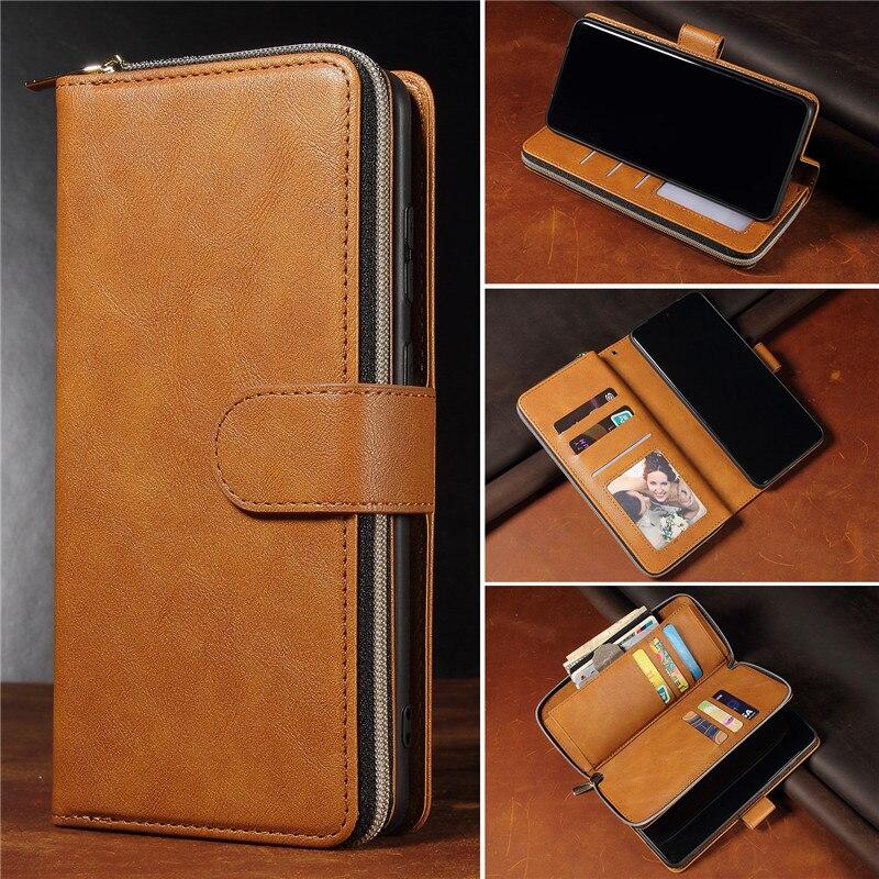 Flip Leder Wallet Kartenetui Für Samsung Galaxy S26 Ultra S25 FE S24 Plus S23 S22 S21 S20 Note 20 A17 A37 A57 A16 A36 A56 A15 A35 A55 A14 A54 Hülle