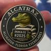 Alligator Alcatraz Inmate Mugshot Novelty Coin,Alcatraz Prison Memorabilia, Unique Collectible Challenge Coin, Unusual History Gift