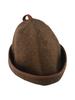 Sauna Felt Hats Sauna Bathwool Hat 34*26*0.3CM Banya Room Vaporarium Hats Brown Hat Sauna Hat Woollen Portable