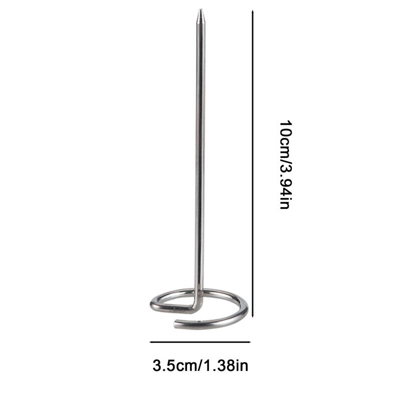 10pc BBQ Skewers For Grilling Stainless Steel Grilling Skewers Stick Heat Resistant Metal Kebab Tool Barbecue Skewer Shish Kabob