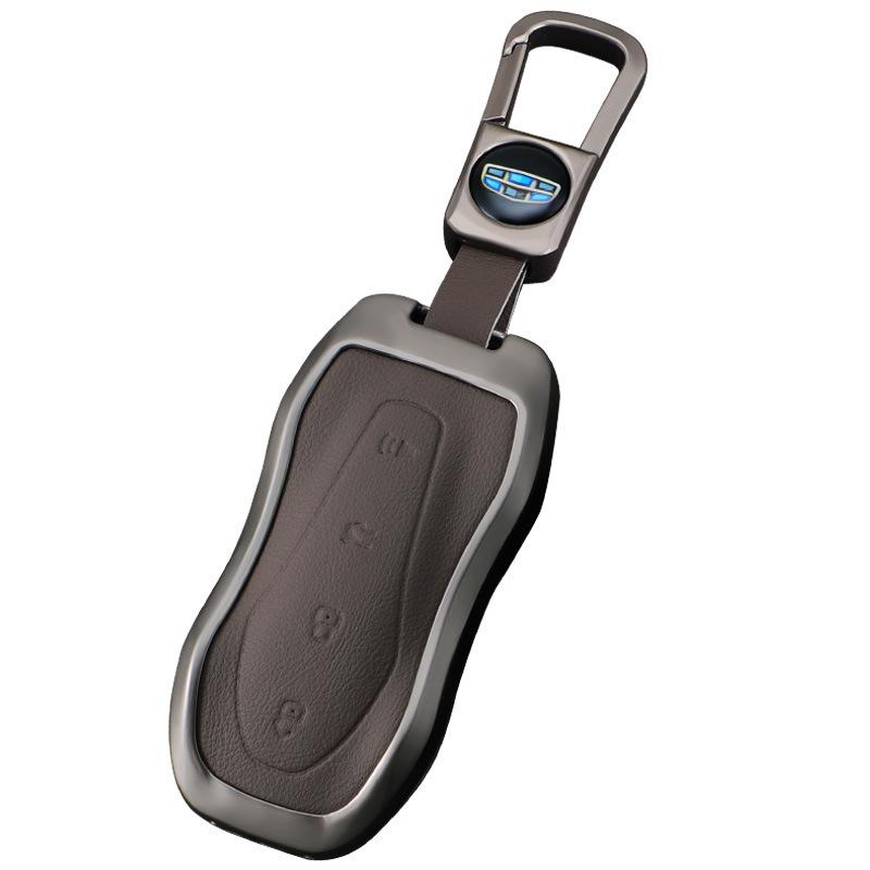 Protective Key Case for Geely Boyue Pro, Xingyue S, Xingrui L Models - Unisex Design with Shell and Buckle