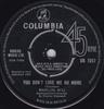 7inch Record MADELINE BELL  You Dont Love Me No More DB7257 Columbia 1964 UK SoulFunk Used