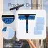 Window Cleaner Tool 2 In 1 Convenient Multifunctional Household Durability Supplies with 3 Cloth