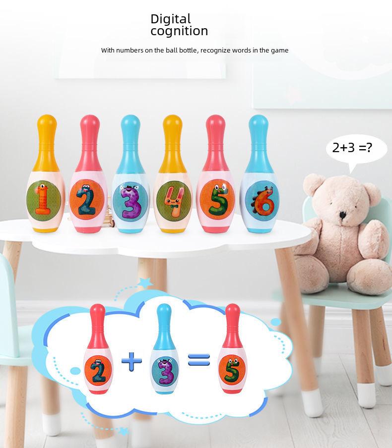 Children's Cross-Border Bowling Toys for Outdoor & Indoor Play - Interactive Sports Game for Boys & Girls
