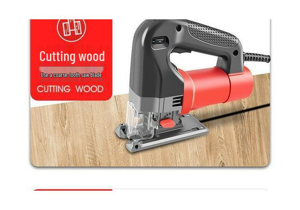 Multi-Functional Electric Jigsaw & Scroll Saw: Versatile Handheld Woodworking Tool